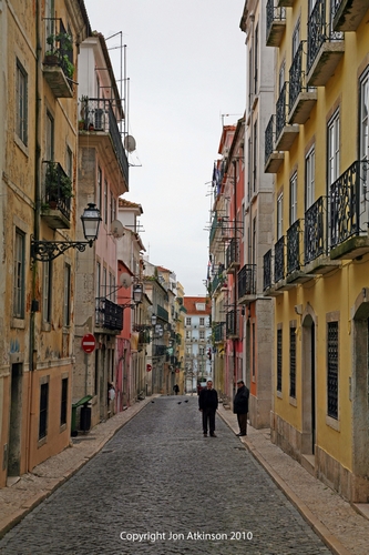 Rua Da Barroca, Lisbon, Portugal.