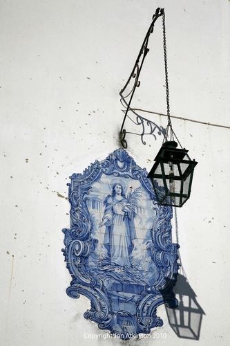 Azulejo Tiles, Church Santa Luzia, Lisbon
